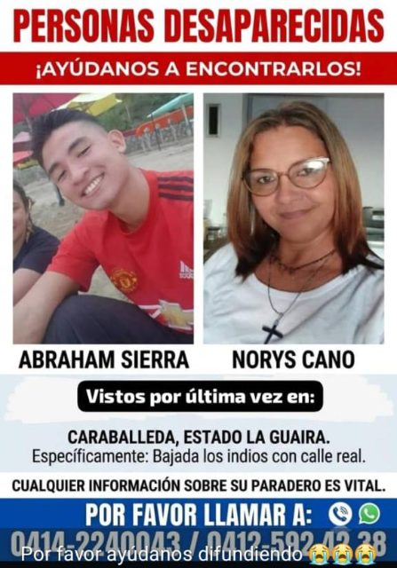 Abraham Israel Sierra Cano y Norys Cano