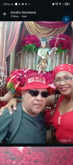 Aurelis franquiz y Ricardo Quiñones