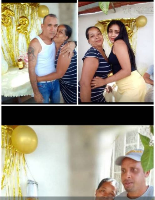 Francisco Blanco, Magaly Amaya y sus hijos
