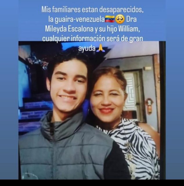Mileida y Wiliam escalona