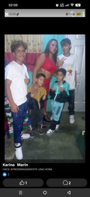 Geraldine reinstag y sus hijos