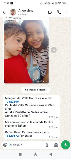 Paula y Amelia carrero