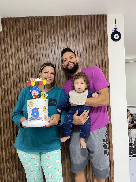 Mariangel Pérez, Wilnner Rivas y Theo Rivas