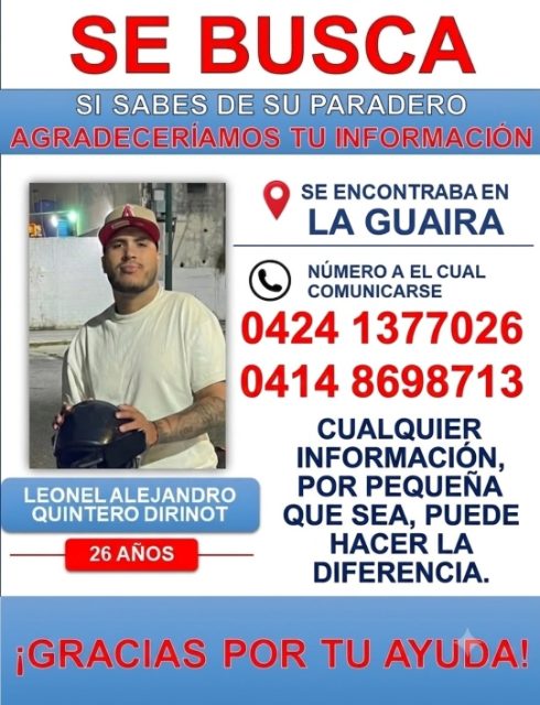 Leonel Alejandro Quintero Dirinot