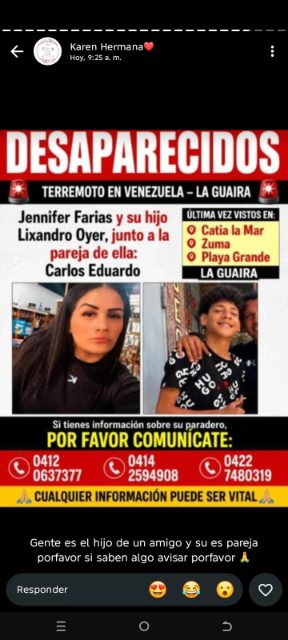 Yenifer Farías y lixandro oyer Farías