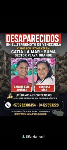 Carlos Jiménez y yurima diaz