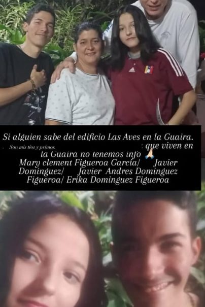 Mary Clement Figueroa García/ Javier Dominguez/ Javier Andrés Dominguez Figueroa/ Erika Dominguez Figueroa