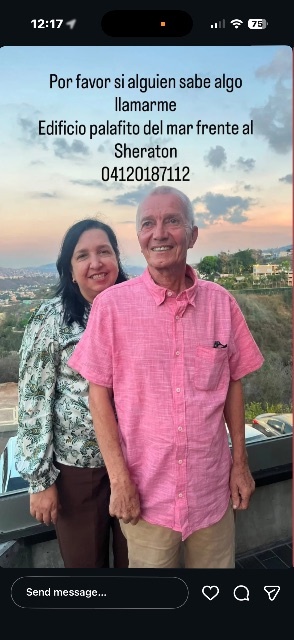Andreína y Bashir Khawam
