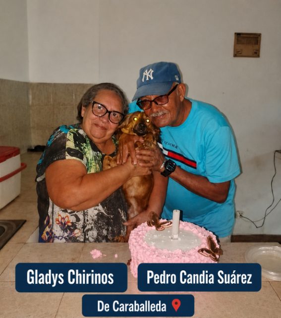 Gladys chirinos y Pedro candia Suárez