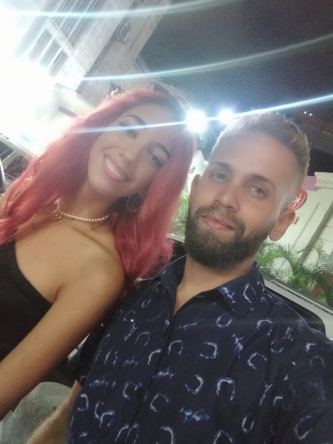 Lizneth Oliveros y Lionel Oliveros