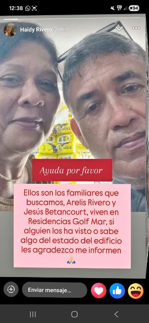 Arelis Riverl y Jesús Betancourt