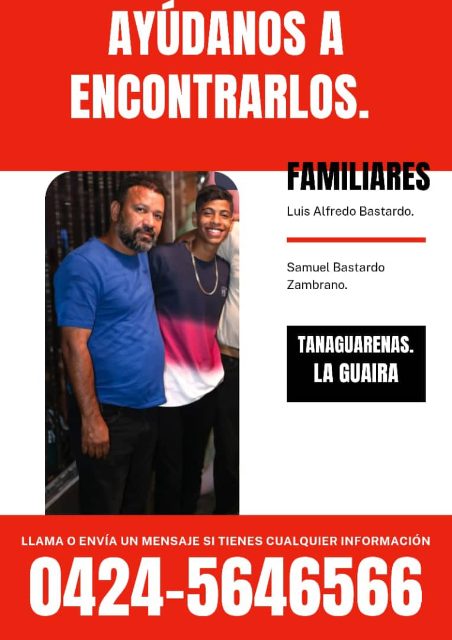 Luis Alfredo Bastado y Samuel Bastardo Zambrano