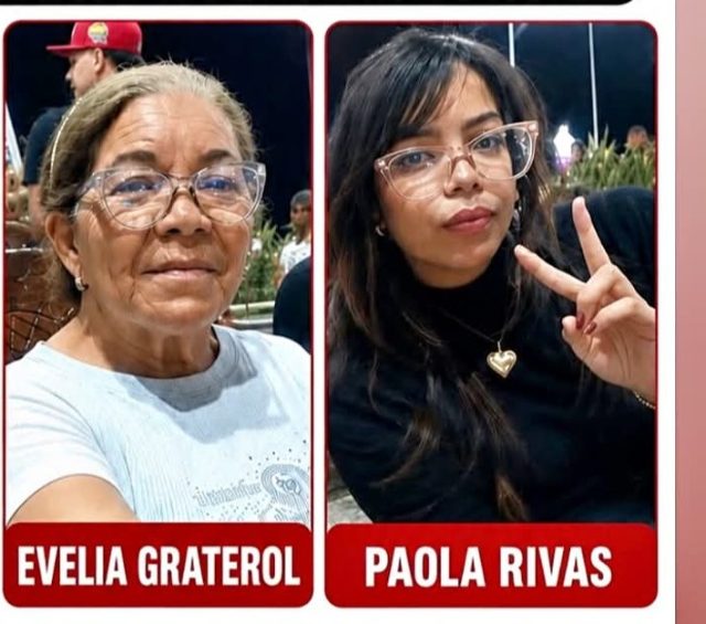 Evelia graterol y paola rivas