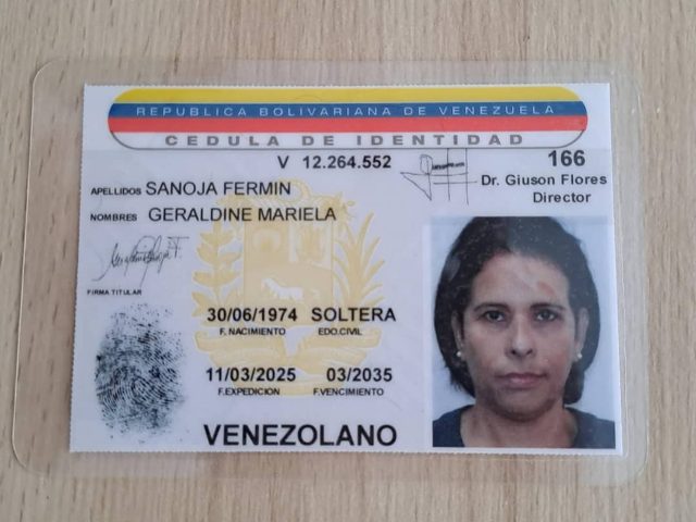 Geraldine Sanoja Fermin