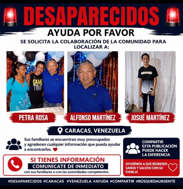 Petra, Alfonso y Josue