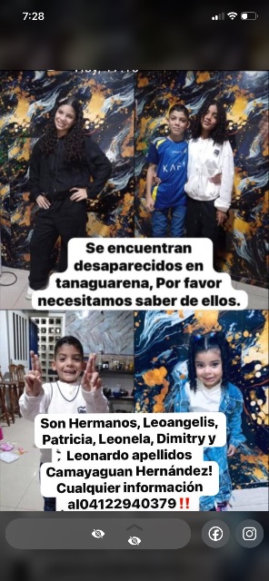 Leoangelis, Patricia, Leonela, Dimitry y : Leonardo apellidos Camayaguan Hernández!