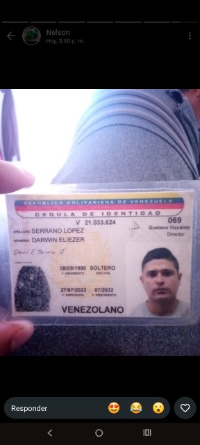 Darwin Eliézer serrano lopez