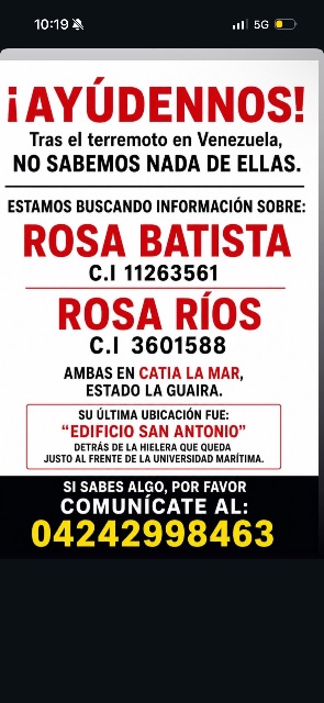 Rosa Batista, Rosa Rios