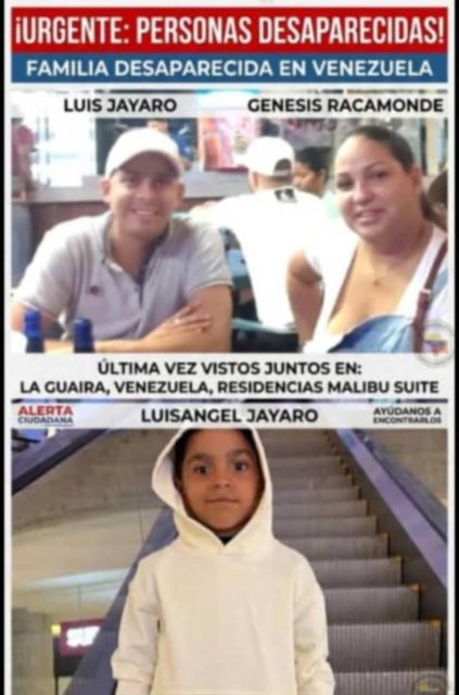 Luis Jayaro, Génesis Racamonde, Luis Ángel Jayaro