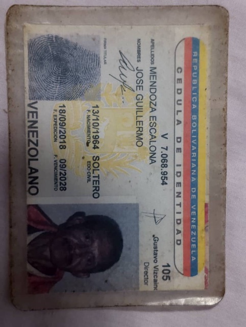 José Guillermo Mendoza Escalona