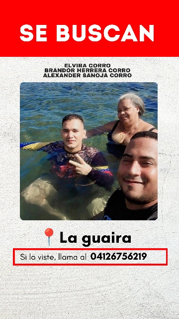 Elvira corro/ Brandor herrera/ Alexander Sanoja Corro