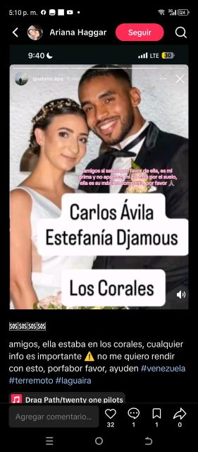 Carlos Ávila y Estefanía djamous