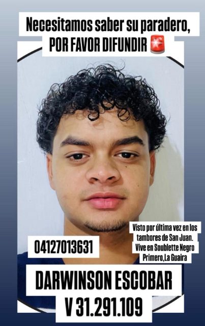 Darwinson Jean Kleyvis Escobar Escalona