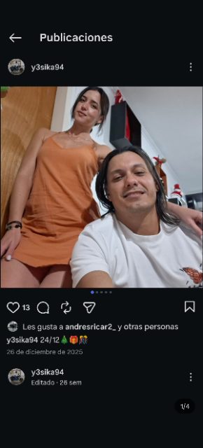 Andrés Rodríguez y Yesica Vallenilla