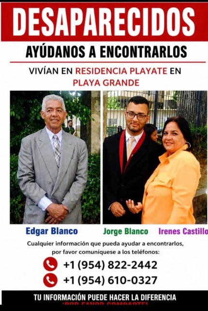 Jorge, Edgar, Irene