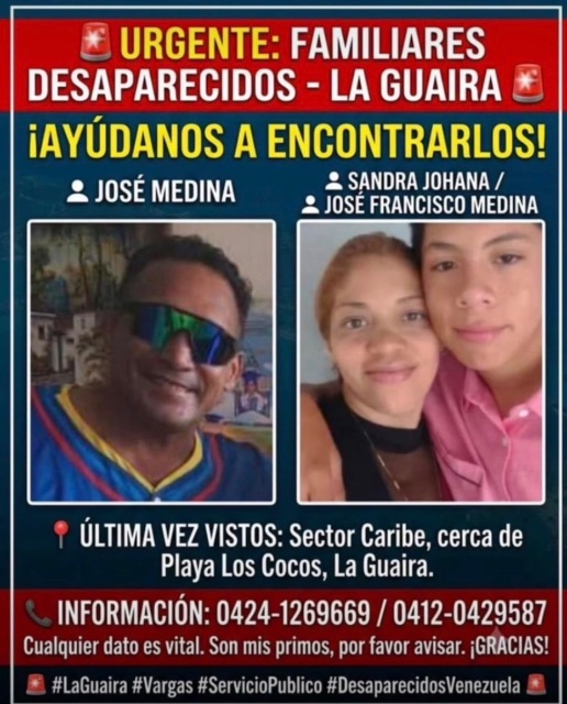 José Medina,Sandra Johana,José francisco Medina