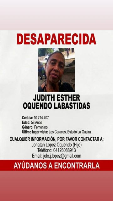 Judith Esther Oquendo Lavastidas