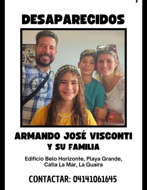 Armando Visconti y flia