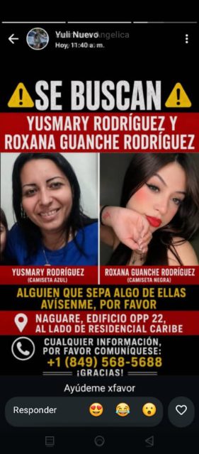 Yusmari Rodríguez y Roxana Rodríguez