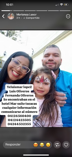 Yeluismar López Luis oliveros Fernanda Oliveros