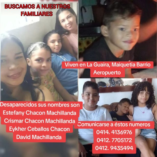 Eykher Caballos Chacon y familia
