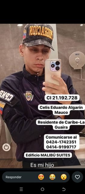 Celis Eduardo algarin mauco