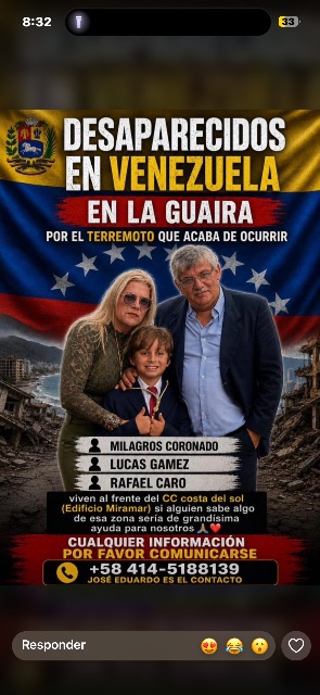 Lucas Gámez, milagros coronado y Rafael Gámez