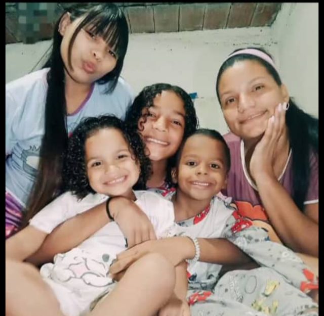 Maira caraballo, Romaris Figura, ismaelvis hurtado, karlismar y el niño Juan David