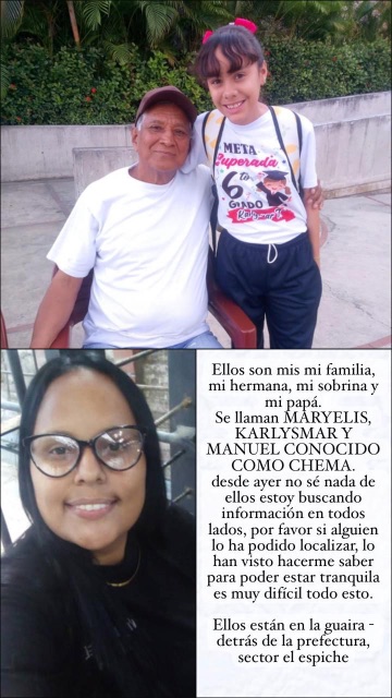Jose manuel barradas, maryelis, karlismar