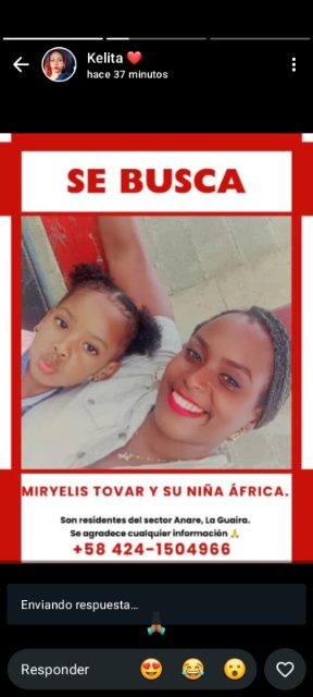 Miryelis Tovar y africa
