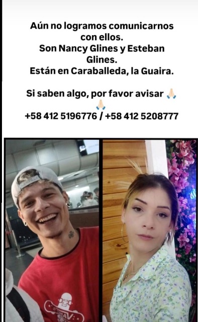 Esteban Glinez y Nancy Glinez
