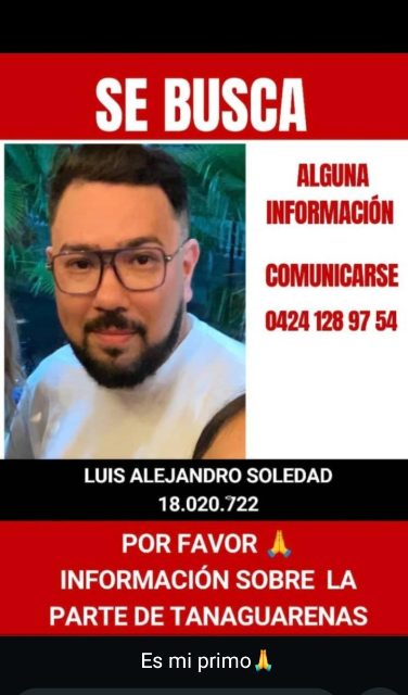 Luis Alejandro soledad
