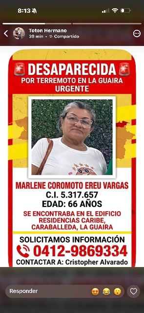 Marlene coromoto ereu Vargas