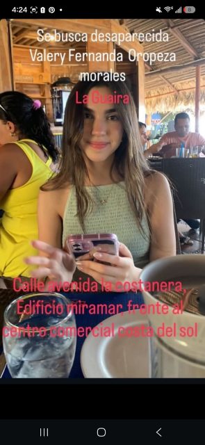 Valery Fernanda Oropeza Morales.