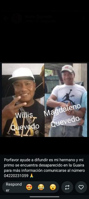Wuillis y Magdaleno Quevedo