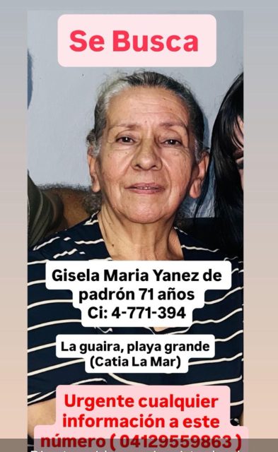 GISELA MARIA YANEZ DE PADRON