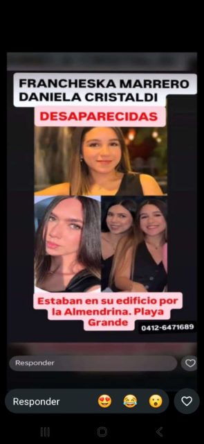 Francheska Marrero y Daniela Cristaldi Ortega