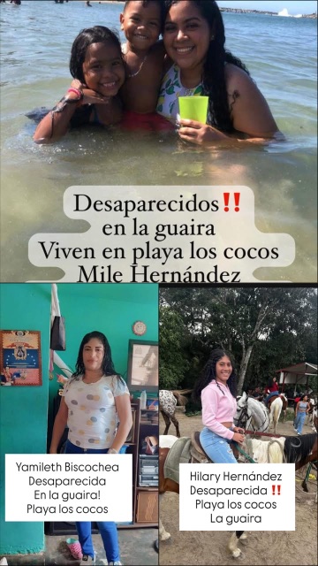 Mileidy Hernández, yamileth Biscochea , Hilary Hernández