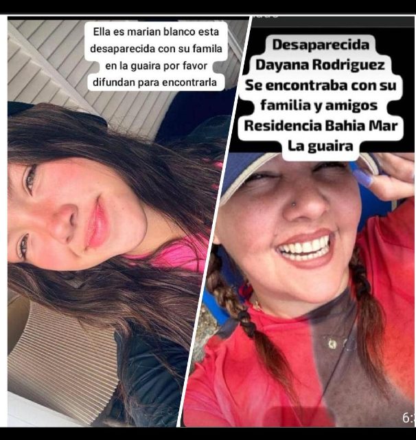 Dayana Rodríguez y Mariam blanco