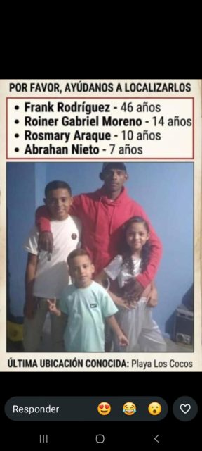 Frank Rodriguez,abraham nieto, roiner moreno, rosario araque